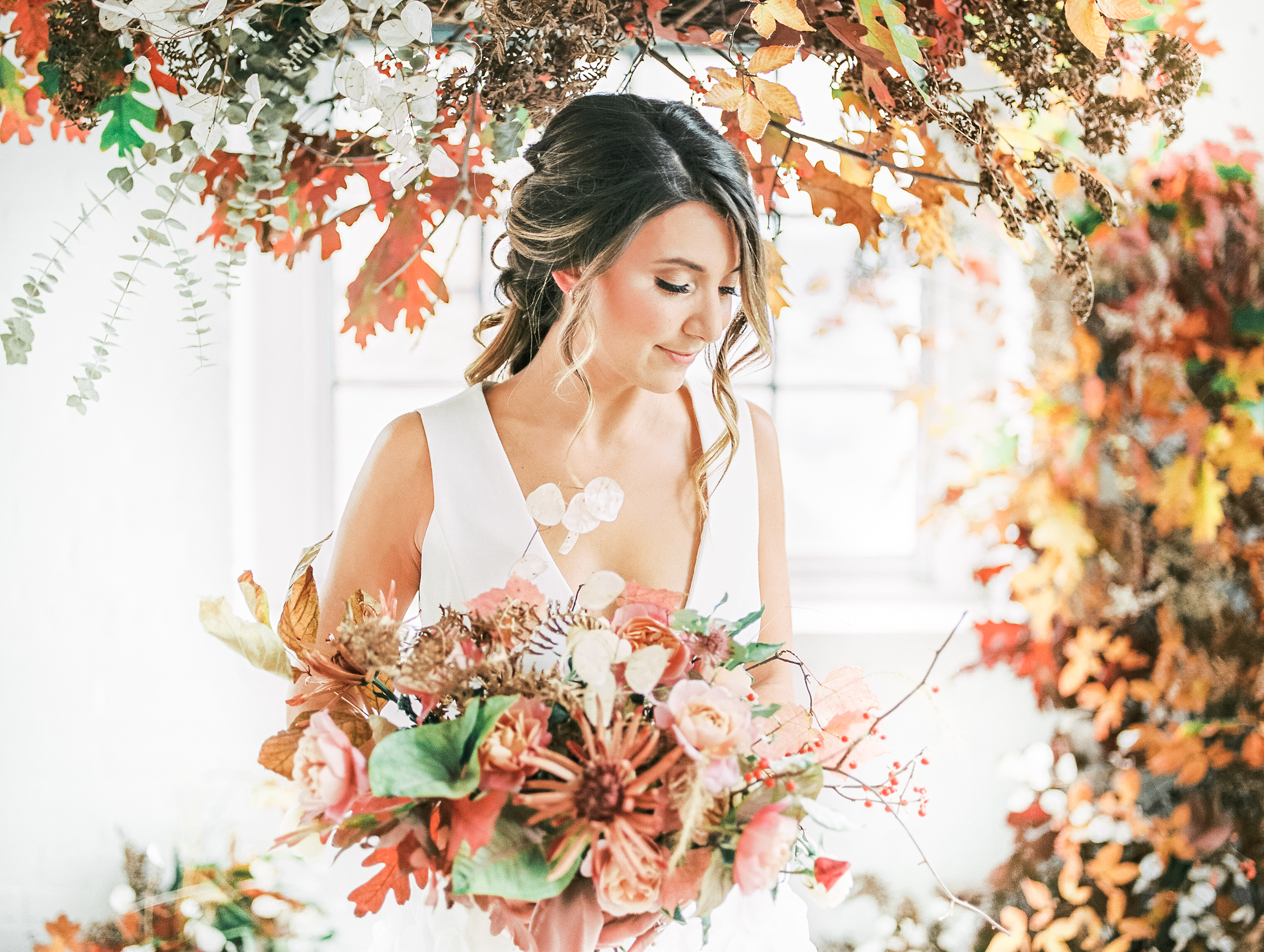 Fall Wedding Flowers | The Day's Design | Samantha James Phtoography