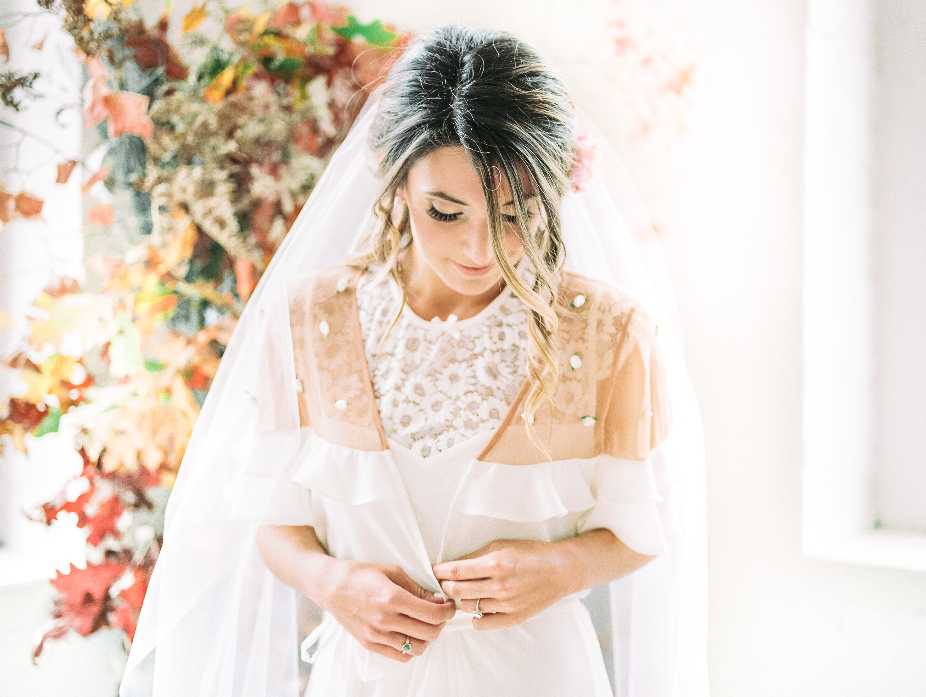 Bridal Robe | The Day's Design | Samantha James Phtoography