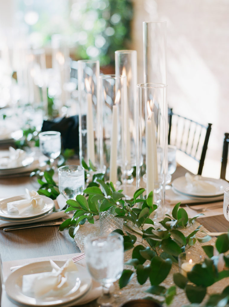 Greenery Wedding Table | The Day's Design | Kelly Sweet Photography