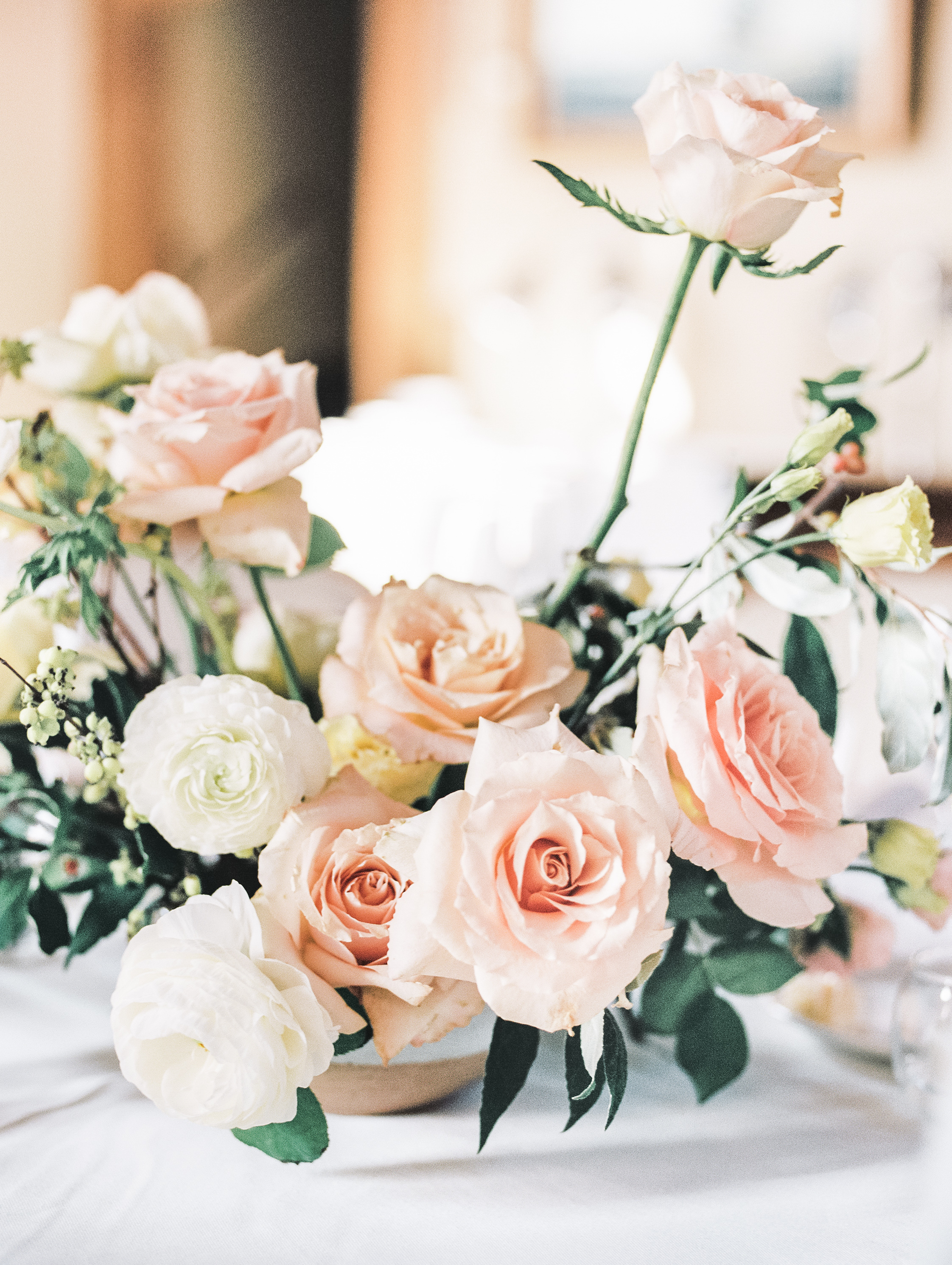 Blush Wedding Flowers | The Day's Design | Samantha James Photography