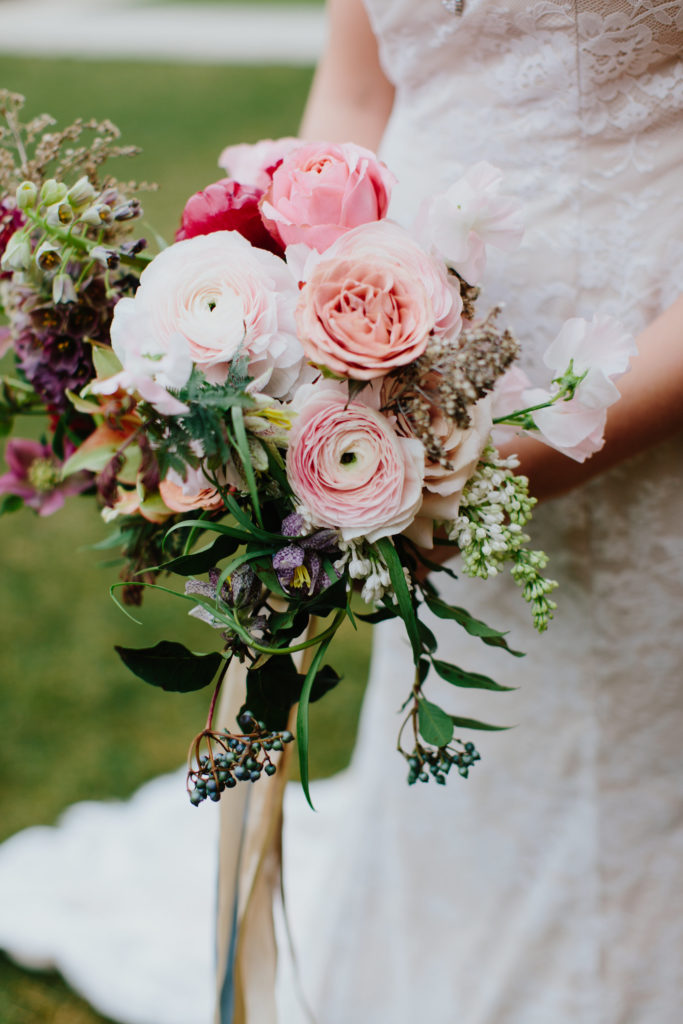 Ranunculus Bouquet | The Day's Design | Katie Grace Photography