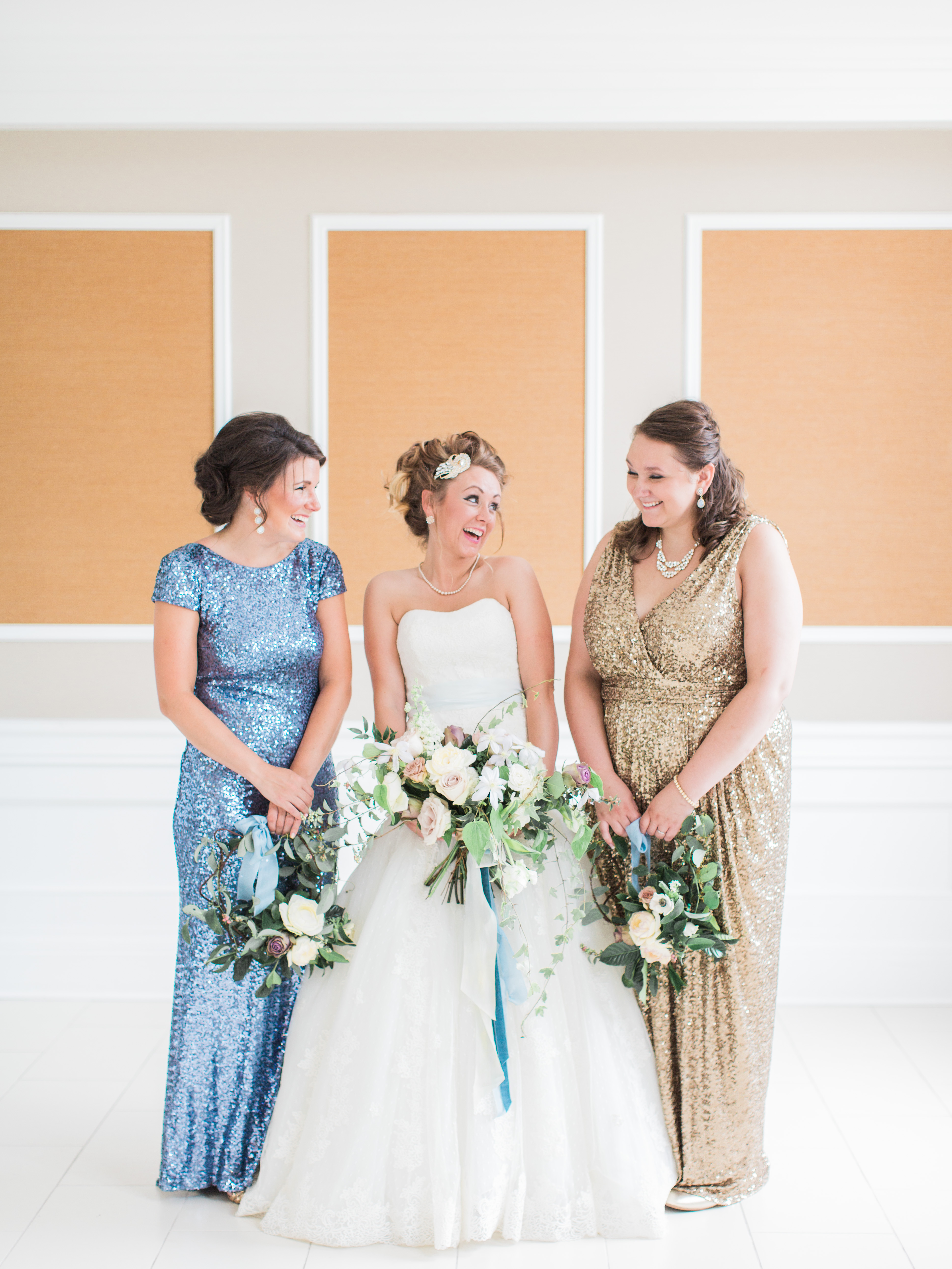Sequin Bridesmaids Dress | The Day's Design | Samantha James Photography