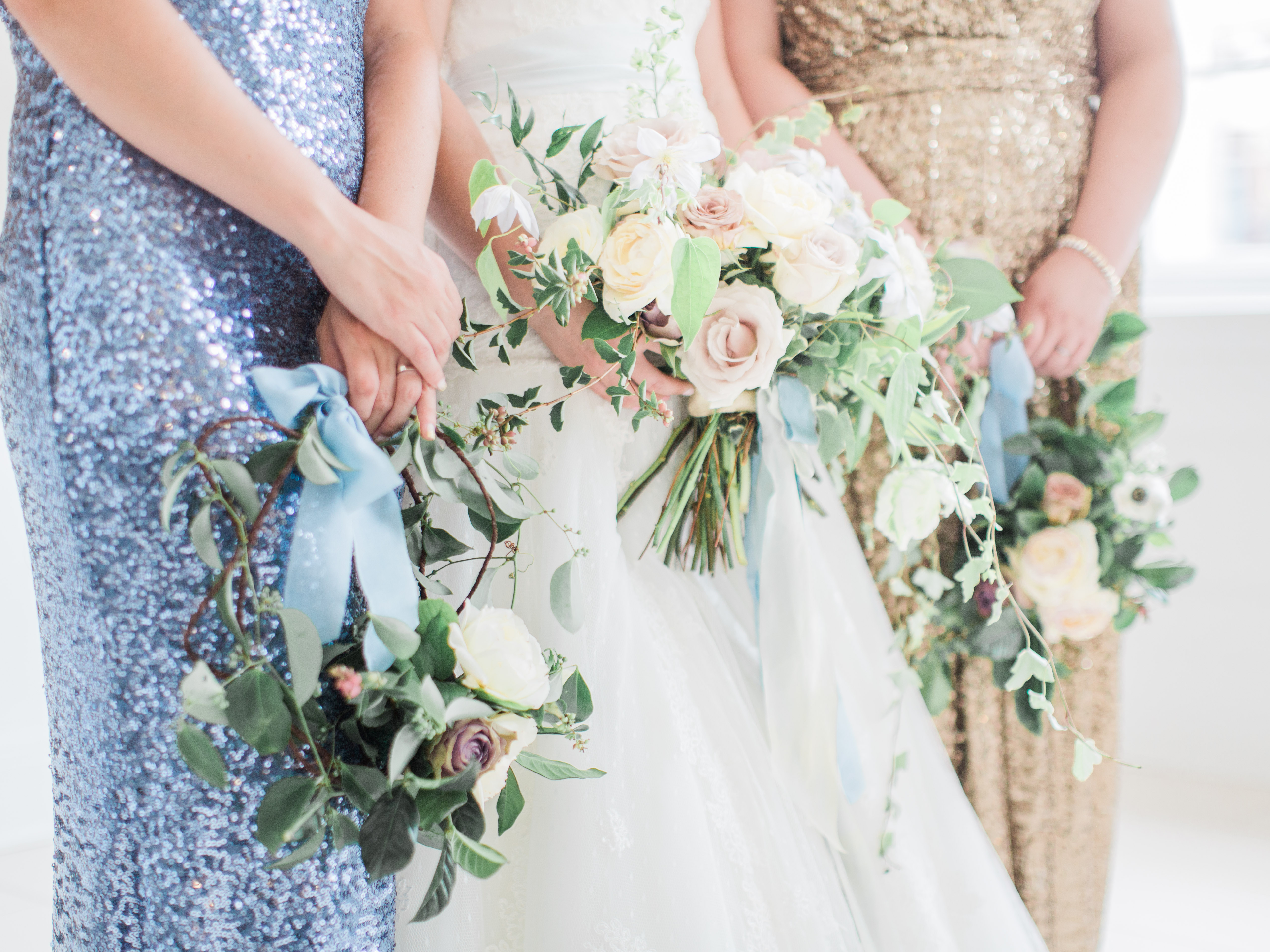 Sequin Bridesmaids Dress | The Day's Design | Samantha James Photography