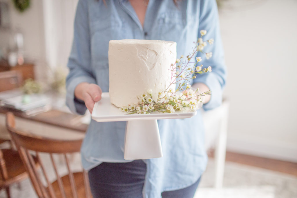Spring Buttercream Cake | TownLine Journal | Hetler Photography 