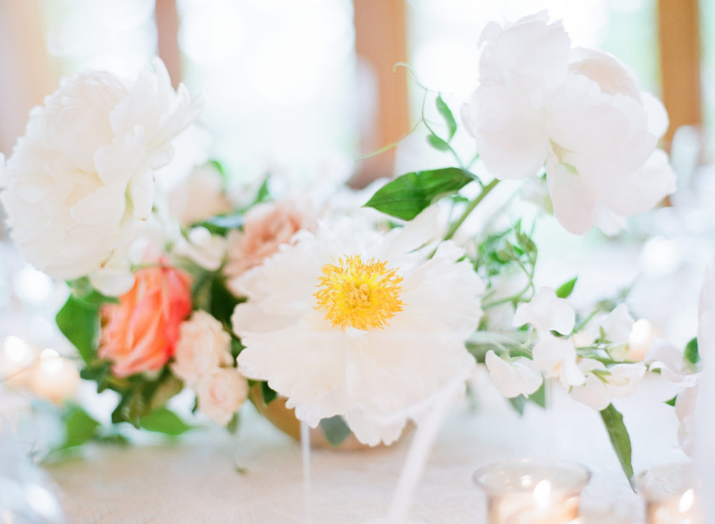Peony Centerpiece | The Day's Design | Cory Weber Photography