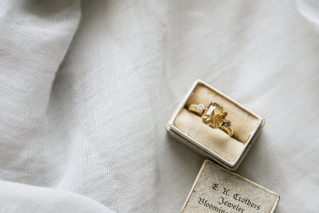 Trumpet and Horn Engagment Ring | Emilee Mae Photography | The Day's Design 