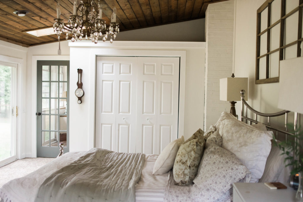 Bedroom with Wood Ceiling| TownLine Journal