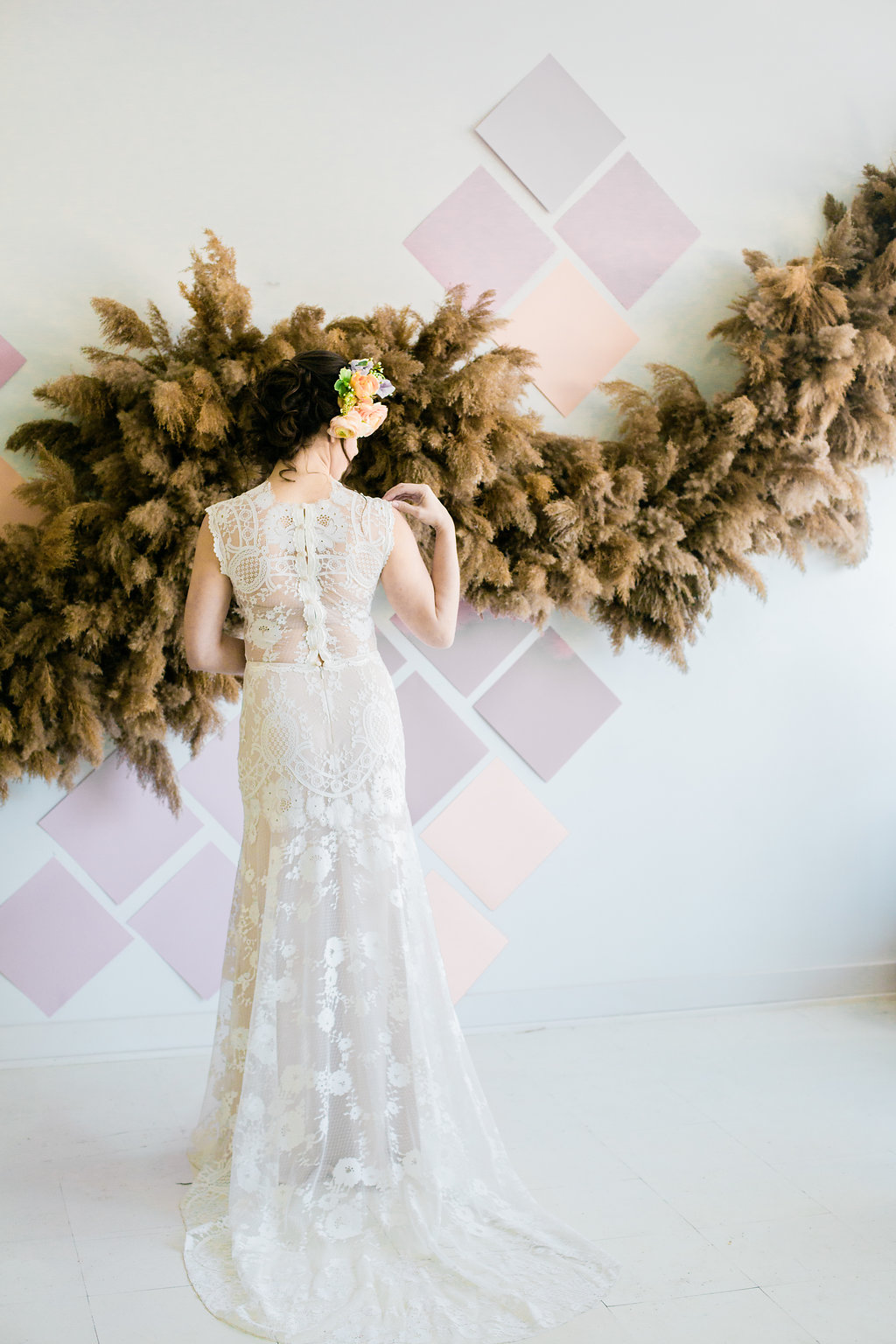 Pampas Grass Backdrop | The Day's Design 