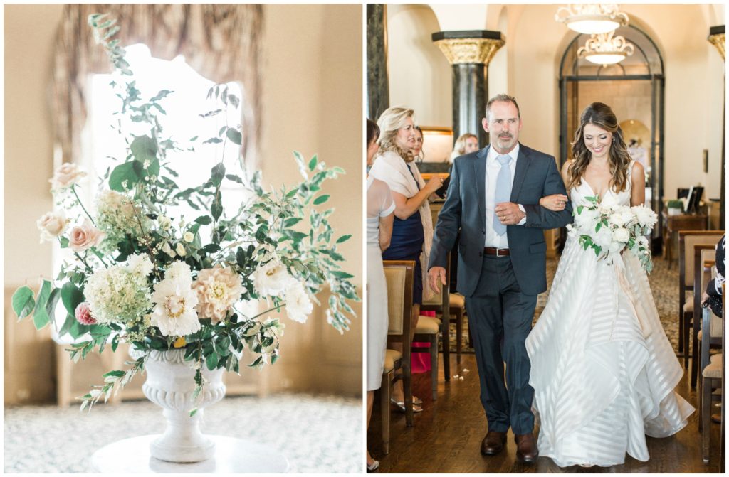 Indoor Wedding Ceremony | The Day's Deisgn | Samantha James Photography