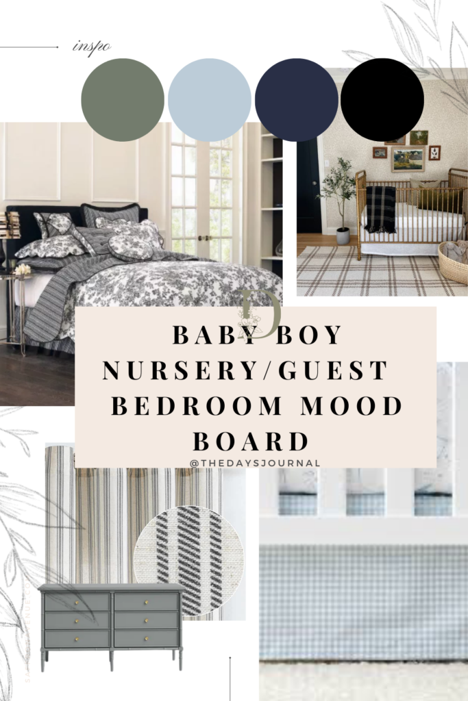 Nursery and Guest Room Mood Board